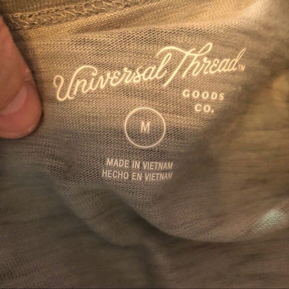 Universal Thread Camo Print Short Sleeve Cotton Dress - Picture 12 of 12